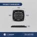 Five Oceans Air Louvered Flush Thru Vent 3 White/Black - Pack of 2 - Buy Online on SooperMarket.com