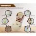 Dookeh Baby Shoes | Non Slip Soft Sole Sneakers for Boys & Girls | 6-9 Months | Brown - Buy Online on SooperMarket.com