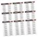 Mikinona 10pcs Imitation Eco Eyebrow Sticker 3 Proof Beauty Stickers