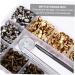 EXCEART 480pcs Rivets Metal Double Rivet Clothes Studs DIY for Bag Leather Belt Side Clothing Accessory - Buy Online on SooperMarket.com