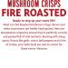 Rhythm Superfoods Mushroom Crisps Fire Roasted 2.0 Oz (Pack of 4) - Vegan/Gluten-Free Superfood Snacks - Buy Online on SooperMarket.com