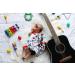 Baby Jack & Co 8x8 Music Lovey Tag Toy for Babies | Crinkle & Soft Baby Toy with Stroller Clip | Learn Shapes & Colors | BPA Free - Buy Online on SooperMarket.com