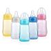 Nuby Standard Neck Tinted Feeding Nurser  1 Count (Pack of 1)  Colors May Vary