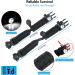 Survival Paracord Bracelet Set of 2 Blue- Tactical Emergency Gear Kit with SOS LED Light, Multitools, Fire Starter, Compass, and Whistle - Buy Online on SooperMarket.com