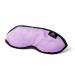 Wild Essentials Infusion Sleep Mask Infused with French Lavender Includes resealable Pouch to Keep Fresh Nose Bridge to Block Light Below Eyes Aromatherapy Calming Relaxing Purple