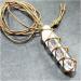 Natural Crystal Rough Natural Crystal Rough Natural White Amethyst Quartz Crystal Column Pendant Stone Reiki Hangings Craft with Weave Rope - Buy Online on SooperMarket.com