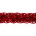 Trims by the Yard Thea Sequin Cord Braid Red | (10 Yard Cut) Trim
