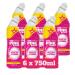 The Pink Stuff The Miracle Toilet Cleaner 750ml | Pack of 6 | Removes Limescale & Stains