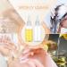 WLLHYF 2oz Applicator Bottle 6pcs Plastic Empty Squeeze Bottles Hair Color Applicator Bottle Transparent Refillable Oil Bottles for Hair Oils Liquids with Twist Top Cap and Labels - Buy Online on SooperMarket.com
