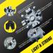 SOLM8 Screw-in Spikes Replacement for Golf Shoes & Cricket Spikes | Easy to Install Metal Threading | 1/4 Inch Size (23 Count + 1 Spanner) - Buy Online on SooperMarket.com