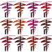 84 Pcs Bulk Lip Liner Pencil Set - Long Lasting & Slim 12 Vibrant Colors for Perfect Lip Makeup - Buy Online on SooperMarket.com