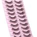 Buy 10 Pairs Wispy Faux Mink Eyelashes - 3D Effect, Lightweight, Reusable | wiwoseo - Buy Online on SooperMarket.com