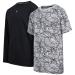 RBX Boys' Athletic T-Shirt - 2 Pack Active Performance Dry-Fit Sports Tee (Size: 4-16) Grey/Charcoal 14-16