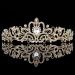 YISSION Gold Crown and Tiara Crystal - Queen Crown for Women & Girls | Birthday, Wedding, Prom, Cosplay - Buy Online on SooperMarket.com