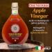 Due Vittorie Apple Vinegar - Premium Italian Gourmet Aged in Barrique Wine Barrels - All Natural Raw Cider Vinegar for Cooking - 16.9 fl oz - Buy Online on SooperMarket.com