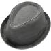 Men's Casual Vintage Washed Cotton Fedora Hat Black - Large-X-Large - Buy Online on SooperMarket.com