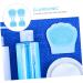 minkissy 32 Pcs Rabbit Ears Facial Brush Lady Facial Brush Skin Care Brush Facial Cleansing Tool Portable Massager Beauty Care Brush Silicone Brush Silica Gel Handheld Miss Light Bluex8pcs 7.5x7.5cmx8pcs - Buy Online on SooperMarket.com