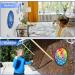Kids Dart Board Game Set - Large Double Sided 28 with 16 Sticky Balls and 8 Darts | Indoor/Outdoor Party Game Toys | Birthday Gifts for Boys Girls 3-12 Years Blue - Buy Online on SooperMarket.com