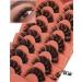 Alphonse D Curl Faux Mink Fluffy False Eyelashes | DIY Cluster Lashes | Natural Wispies | 7 Pairs Pack | Style A - Buy Online on SooperMarket.com