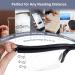 SKYWAY Focus Adjustable Glasses Dial Vision TR90 Frame Focal Adjustable Glasses Adjustable Vision Eyeglasses Near and Far Sight Black - Buy Online on SooperMarket.com