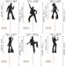 30 Pack 70's Disco Cupcake Toppers Glitter 70s Disco Dancing Cupcake Picks for Music Wedding Birthday 70's Disco Dancer Cupcake Decorations Party Supplies Black 1 - Buy Online on SooperMarket.com
