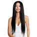 WIG ME UP - K9293L-2 wig ladies wig very long straight middle parting black black-brown (2)