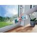 Leifheit Micro Duo Window Spray Cleaner for Spray and Washing Window Cleaner Solution with Flexible Joint and Replaceable Window Cleaner Liquid Leifheit Window Sprayer Window Cleaner Spray with pad - Buy Online on SooperMarket.com