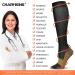 Copper Compression Socks (8 Pairs) 15-20 mmHg | Graduated Athletic & Daily Wear for Men & Women | Running, Travel | Black | Large-X-Large - Buy Online on SooperMarket.com