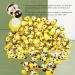Lxnoap Mini Wooden Bees - 100 Pack Adhesive Embellishments for DIY Crafts and Scrapbooking - Buy Online on SooperMarket.com