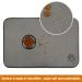 SINLAND Microfiber Pet Food Mat 21x32 - Super Absorbent, Anti-Slip Bowl Mat - Buy Online on SooperMarket.com