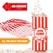 Grehge corn Bags - 40 Pcs 1oz Concession-Grade Bags Popcorn Machine Accessories for Popcorn Bars Movie Nights Concessions - Buy Online on SooperMarket.com