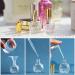 Yu Feng Set: 12.10ml Portable Refillable Transparent Glass Spray Bottles | Travel Cosmetic Containers for Parties & Must-Have Tool - Gold - Buy Online on SooperMarket.com