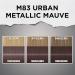 GOT2B Precious Metal M83 Urban Metallic Mauve Hair Color (3 x 143 ml) - Cool Shimmering Tones & Anti-Blow Effect - Buy Online on SooperMarket.com