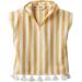Buy Vertbaudet Baby Bath Poncho - Yellow Striped (Size 74-80) | International Shipping Available - Buy Online on SooperMarket.com