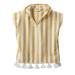 Vertbaudet Baby Bath Poncho Yellow Striped 86/98