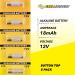 Buy Exell EB-27A Alkaline Battery - 12V 18mAh for Key Fobs Alarms & Garage Openers (5-Pack) | International Shipping Available - Buy Online on SooperMarket.com