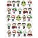 24 Halloween Horror Cupcake Toppers Theme #2 (PRECUT Optional) Edible Cupcake Toppers - Stand Up/Lie Flat/Lie Flat Wafer Cake Decorations (UNCUT Pack of 24) - Buy Online on SooperMarket.com