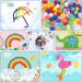 Molain 150Pcs 1 Inch Pom Poms - Assorted Colors for DIY Crafts and Party Decorations - Buy Online on SooperMarket.com
