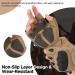 Mossy Oak Fingerless Tactical Gloves with Hard Knuckle - Tan, Large - Buy Online on SooperMarket.com