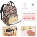 Leopard Print Diaper Bag Backpack | Multifunctional Maternity Bag for Baby Boys & Girls | Large Capacity Travel Nappy Bag - Buy Online on SooperMarket.com