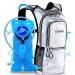 Sojourner Hydration Pack, Hydration Backpack - Water Backpack with 2l Hydration Bladder, Festival Essential - Rave Hydration Pack Hydropack Hydro for Hiking, Running, Biking, Festival Gear Holographic - Silver