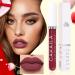 Yueci Matte Lip Gloss Lipstick - Long-Lasting Moisturizing & Waterproof 12H - Non-Stick Non-Fading - 1 ml Pack #06 - Buy Online on SooperMarket.com