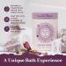 Lunar Blend Bath Tea by Purple Canyon: Lavender, Green Tea, Epsom Salt & Essential Oils | 3 Relaxing Bath Soaks | Skin Care Gifts for Women - Buy Online on SooperMarket.com