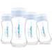 Maymom Wide-Mouth Milk Storage Collection Bottle with Travel Cap and Sealing Ring   Can Replace Spectra S1 S2 Avent Natural Avent Classic Bottles  Motif Luna  Twist Bottles  Ameda MYA Bottle  4pc 4 Count (Pack of 1)