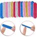 JSRQT 100 Mini Nail Files Glitter Nail File Set Nail Files for Natural Nails Double Sided Emery Board Nail Filer Professional Mini Nail Files Bulk for Acrylic Fake Nails Manicure Tool (5 Colors) - Buy Online on SooperMarket.com