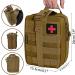 Crisis First Aid Bag - Empty MOLLE Tactical EDC IFAK Pouch for Outdoor Camping & Travel | Essential First Aid Belt Bag & Pharmacy Set - Buy Online on SooperMarket.com
