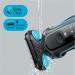 Buy Braun Series 5 CS Razor for Men - Electric Shaver with 3 Flexible Blades & Beard Trimmer | M4500CS Turquoise & 53B Black - International Shipping Available - Buy Online on SooperMarket.com