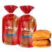 Sola Low Carb & Keto Friendly Golden Wheat Hamburger Buns 6g Net Carbs 14g Protein 11g Fiber Per Bun 4/bag (Pack of 2)