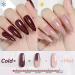 YTD Likomey Gel Polish Set 15ml Color Changing Nude Pink Burgundy Red and Glitter Nails Gel Kit Fall Winter Thermal Ombre Change Colors Translucent Salon Manicure UV Nail Vernis 2 Pcs 0.5 Oz 2-nude Pink Burgundy Red 15 ml (Pack of 2) - Buy Online on SooperMarket.com