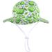 LANGZHEN Baby Girls Sun Protection Hat - Adjustable Wide Brim Toddler Kids Summer Play Hat, White Apple, 6-12 Months - Buy Online on SooperMarket.com
